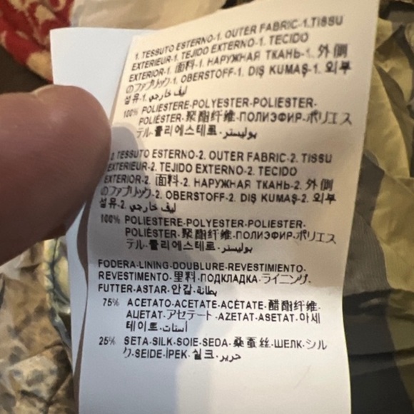 Versace Signature-Prints Patchwork Wrinkle-detail Mini Shirt-dress SZ 44EU/8US - Picture 16 of 16